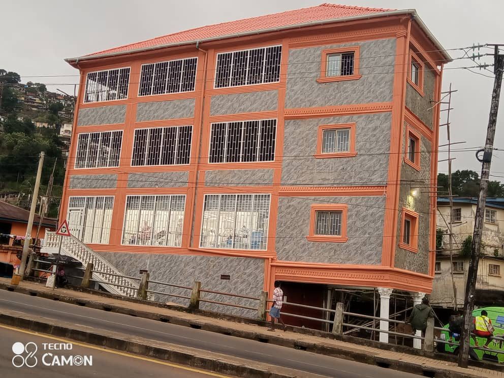 Index Limited building where equipment is sold, Freetown