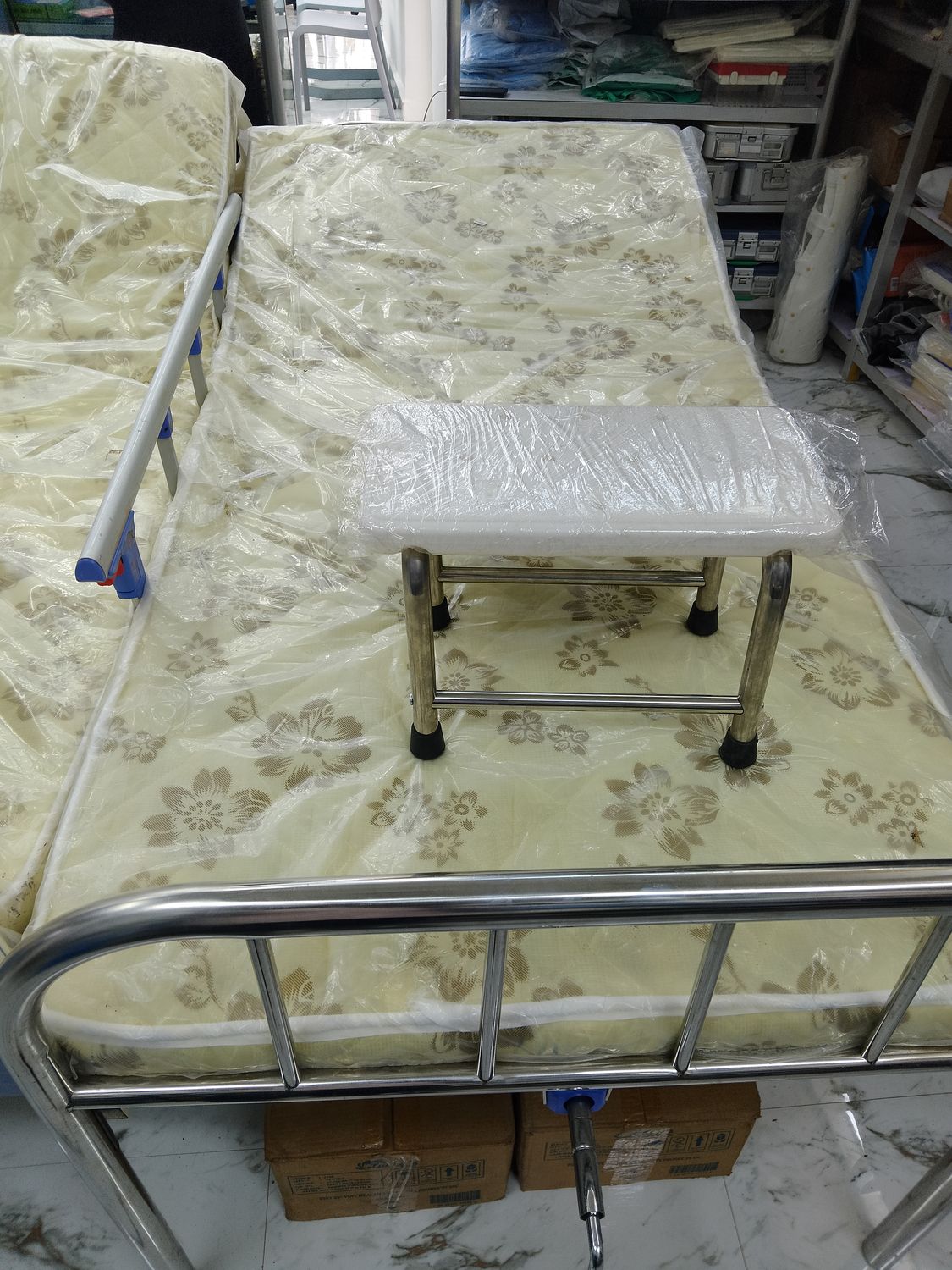 Hospital beds and furniture