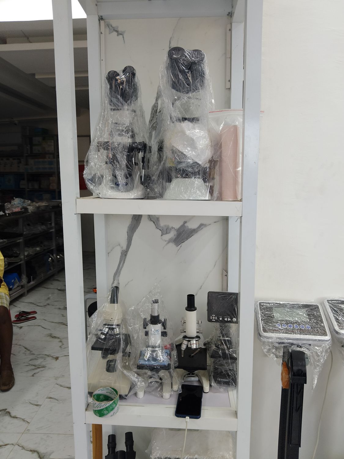 Microscopes and digital scales